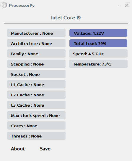 ProcessorPy Terminal Screenshot